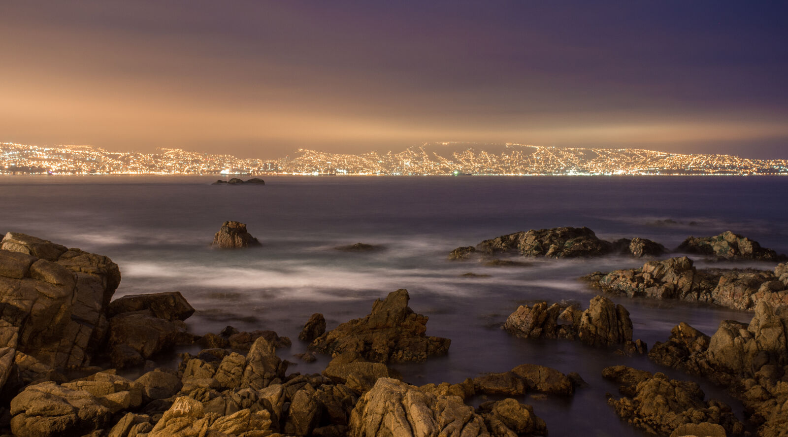Nikon D7200 sample photo. Chile, long, exposure, morning photography