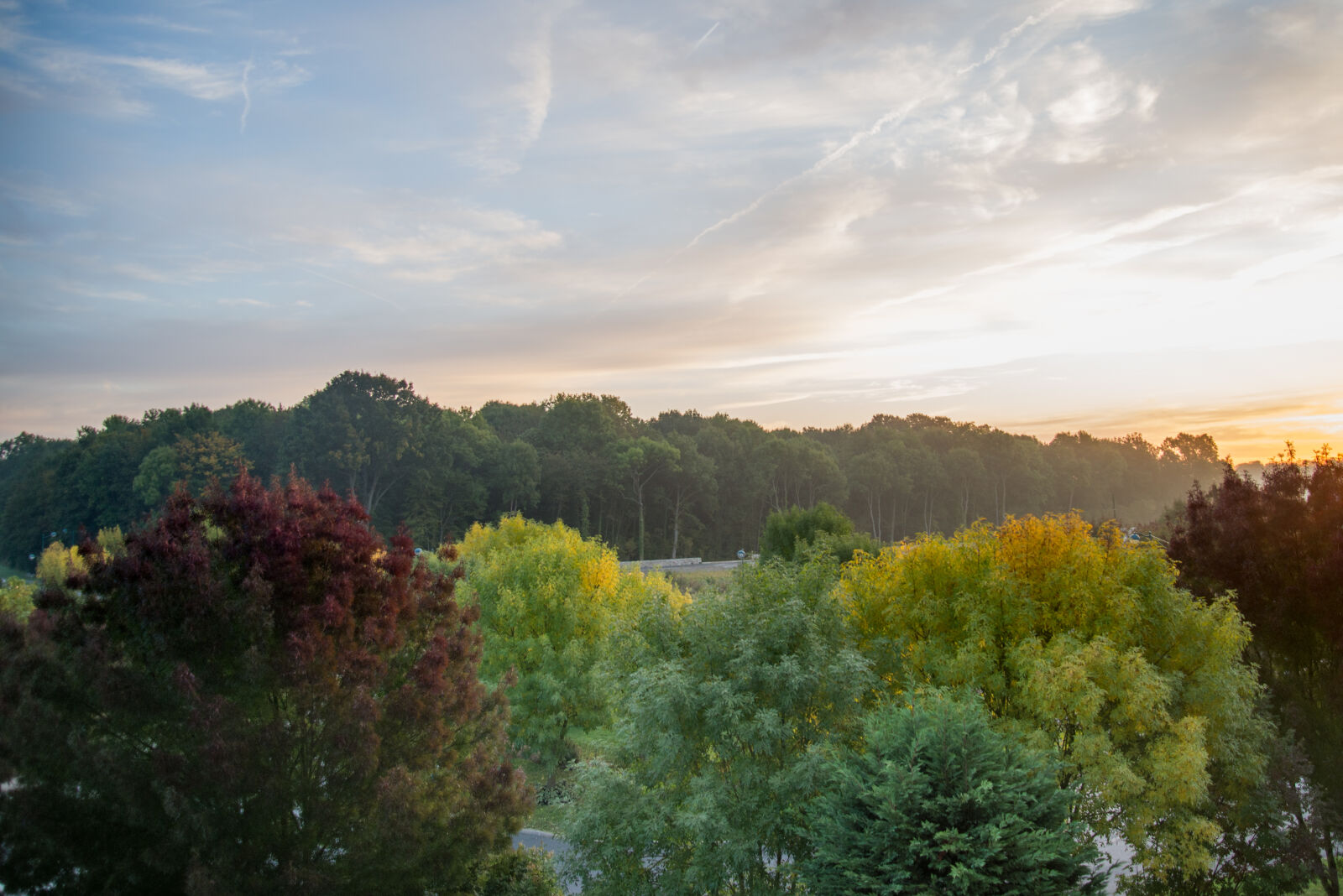 Nikon D600 sample photo. Autumn, blue, clouds, color photography