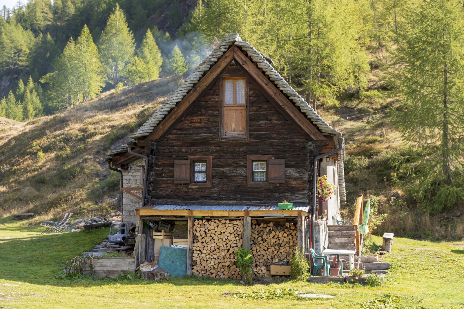 Nikon D7500 sample photo. Cabin, mountain hut, cottage photography
