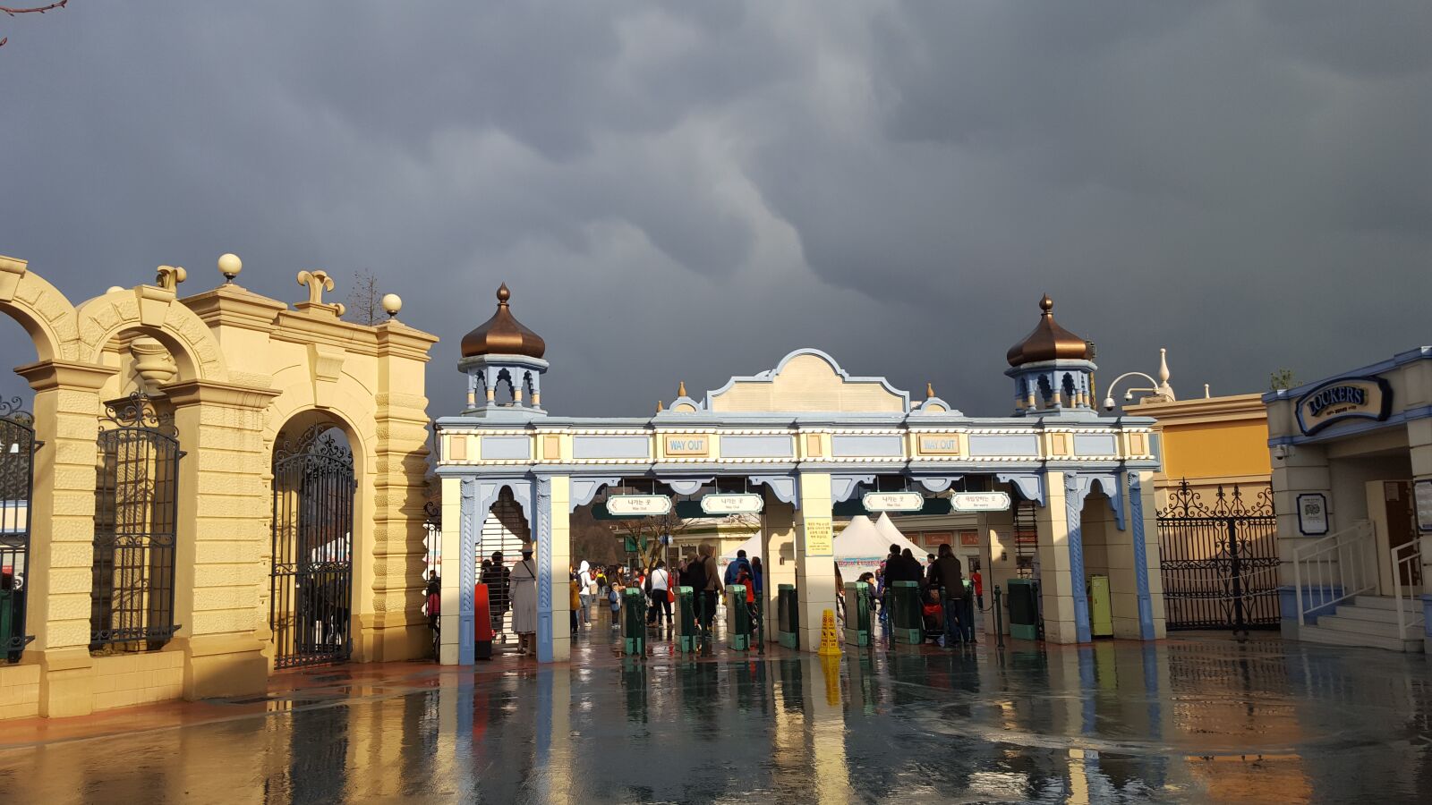 Samsung Galaxy S6 sample photo. Spring rain, sky, everland photography
