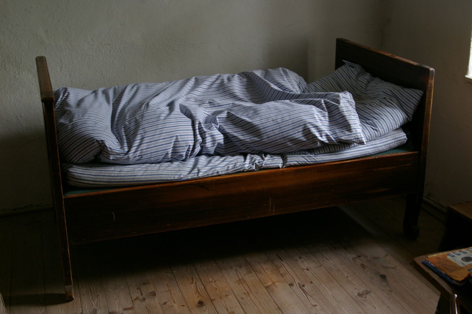 Pentax K100D sample photo. Bed, sleep, living room photography