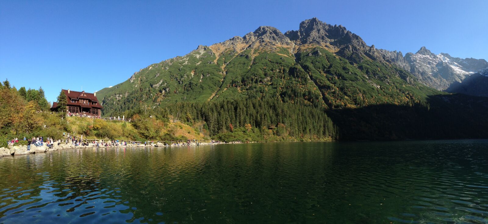 iPhone 5c back camera 4.12mm f/2.4 sample photo. Tatry, mountains, morskie oko photography