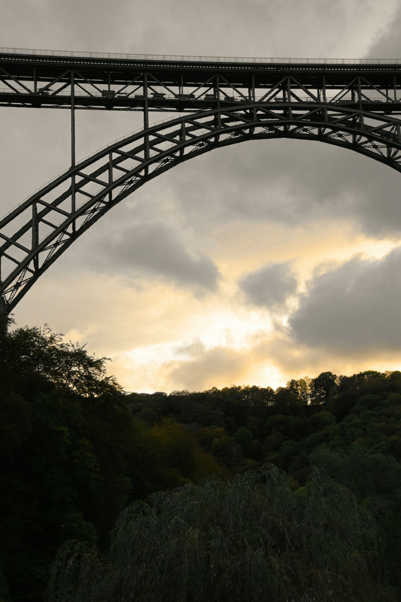 Nikon D5600 sample photo. Bridge, müngsten, clouds photography