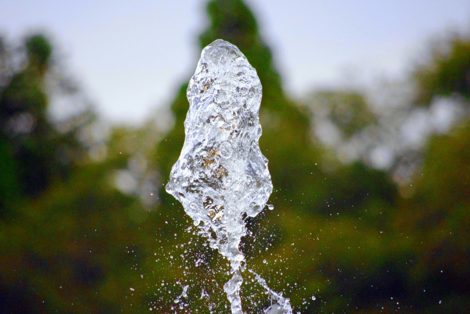 Pentax K-x sample photo. Water, fountain, natural photography