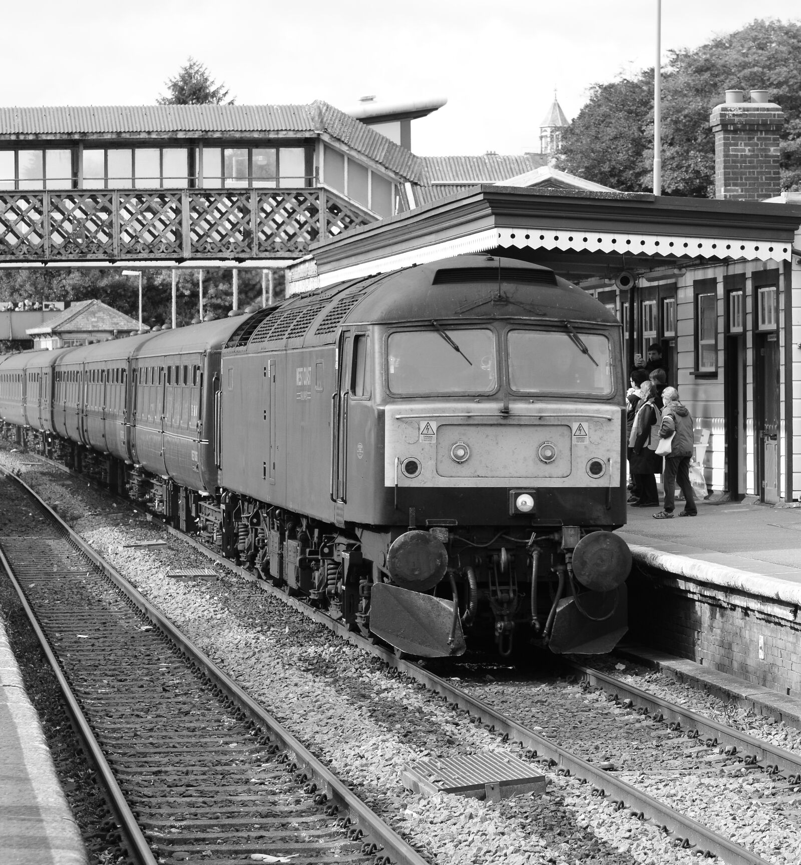 Nikon D7100 sample photo. Railway, diesel, train photography