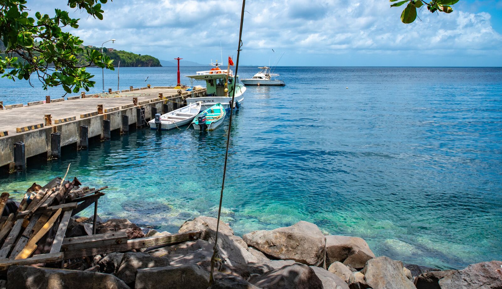 Tamron SP 24-70mm F2.8 Di VC USD sample photo. Pier, caribbean sea, ocean photography