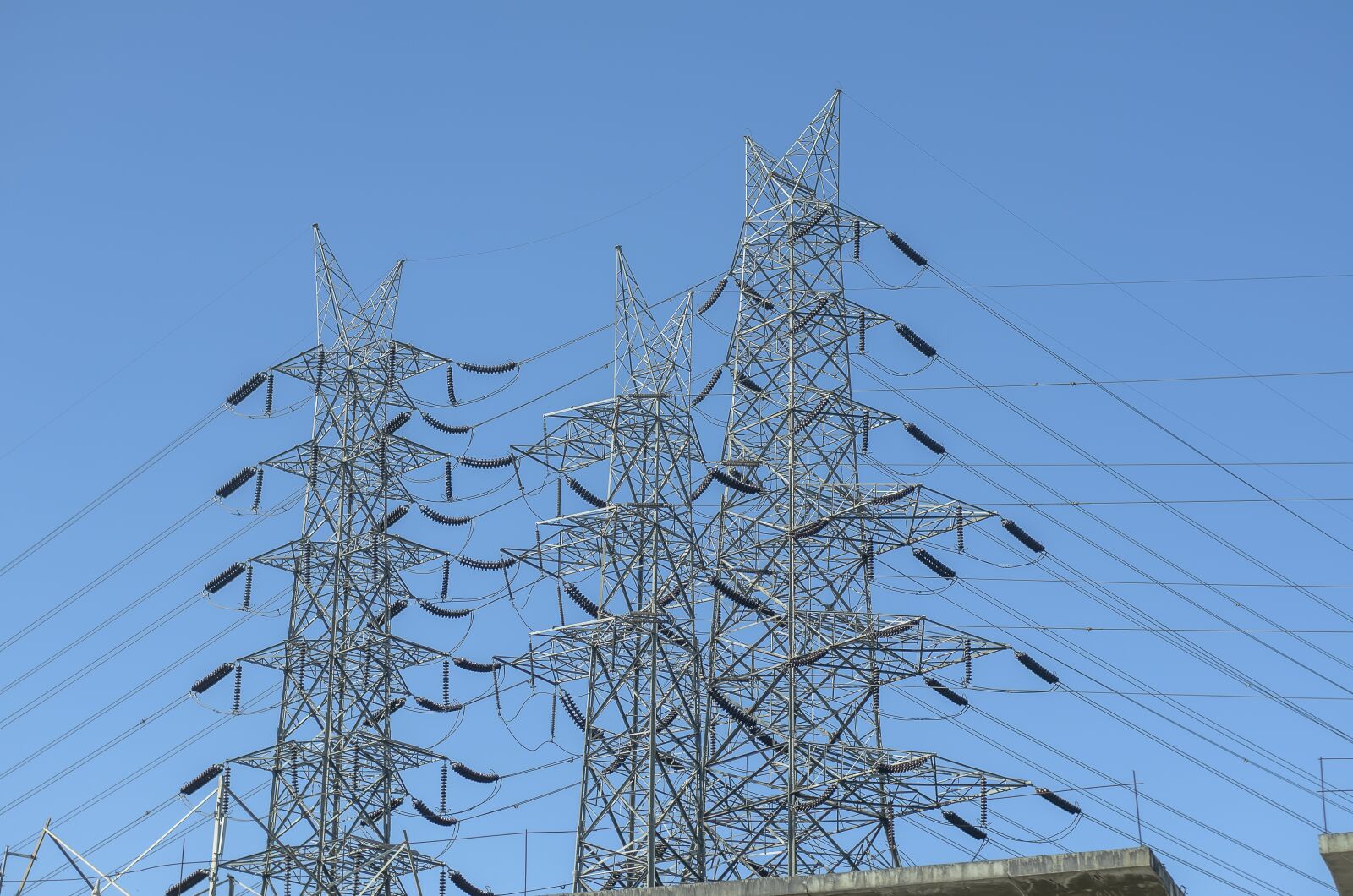 Nikon D7000 sample photo. Power line, tower, energy photography