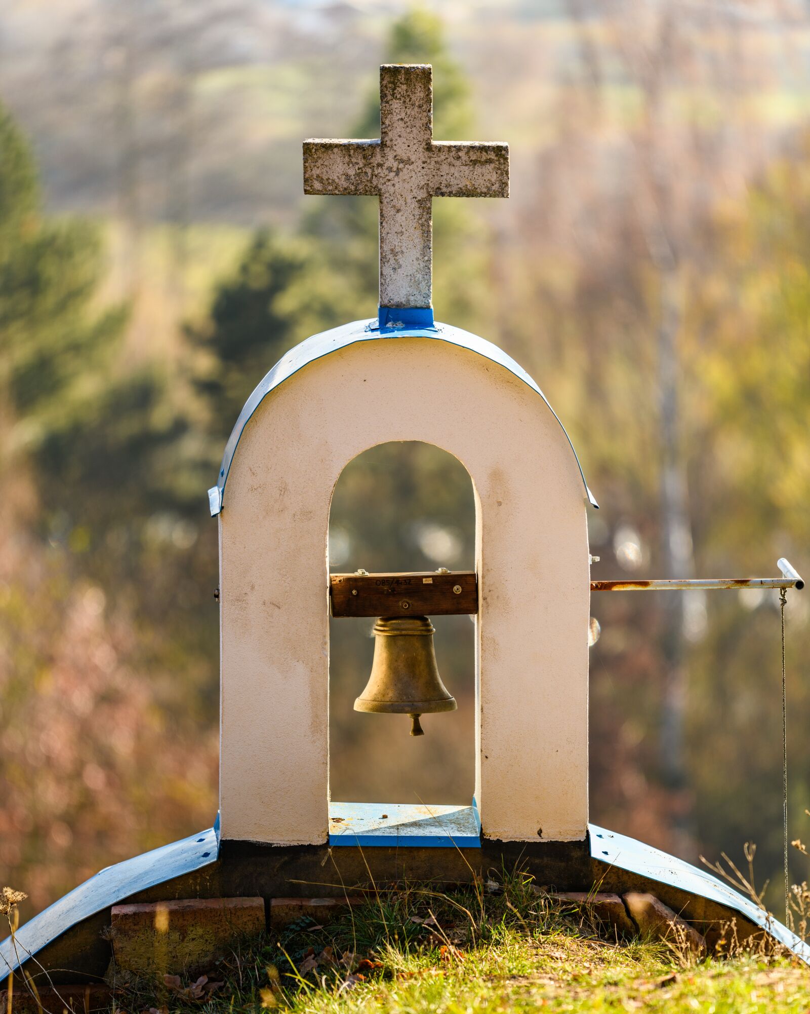 Nikon D850 sample photo. Chapel, bell, cross photography