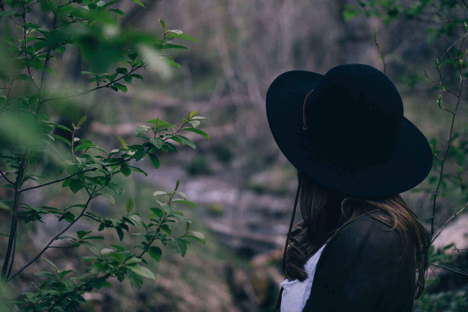 E 50mm F1.8 OSS sample photo. Hat, nature, person photography
