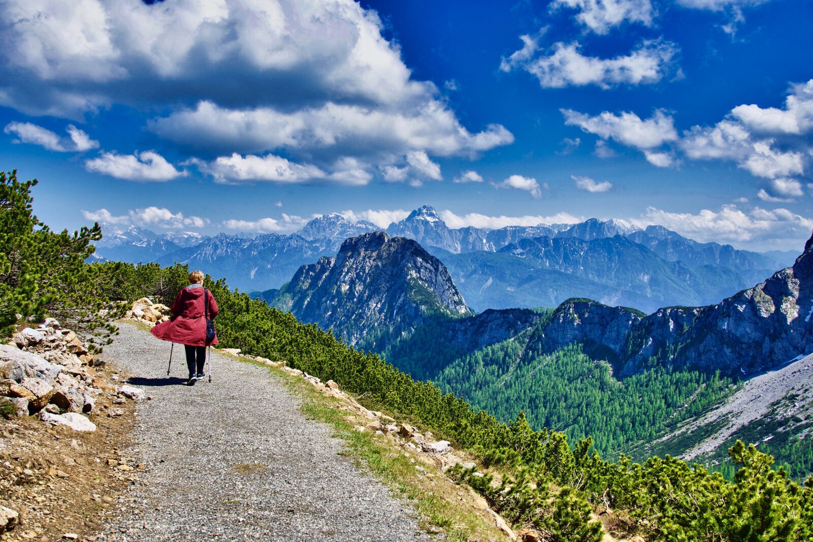 Sony a6500 sample photo. Hiker, trekker, walker photography