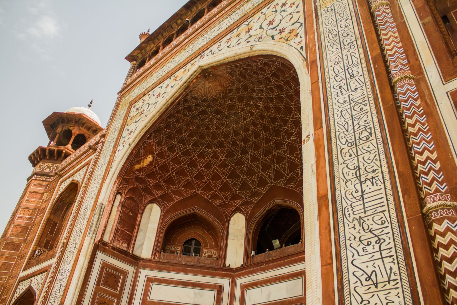 Canon EF-S 18-55mm F3.5-5.6 IS sample photo. Taj mahal, gate, india photography