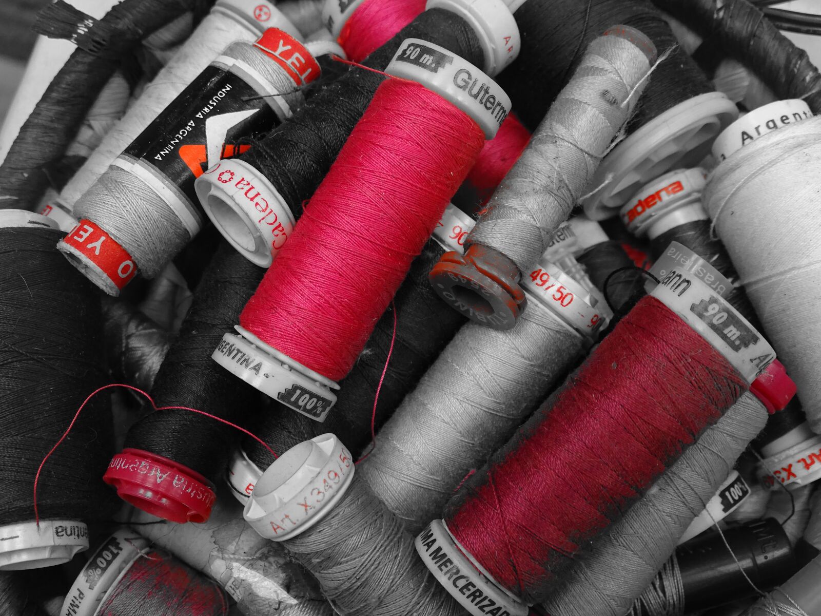Sony Cyber-shot DSC-HX400V sample photo. Industry, clothing, sewing photography