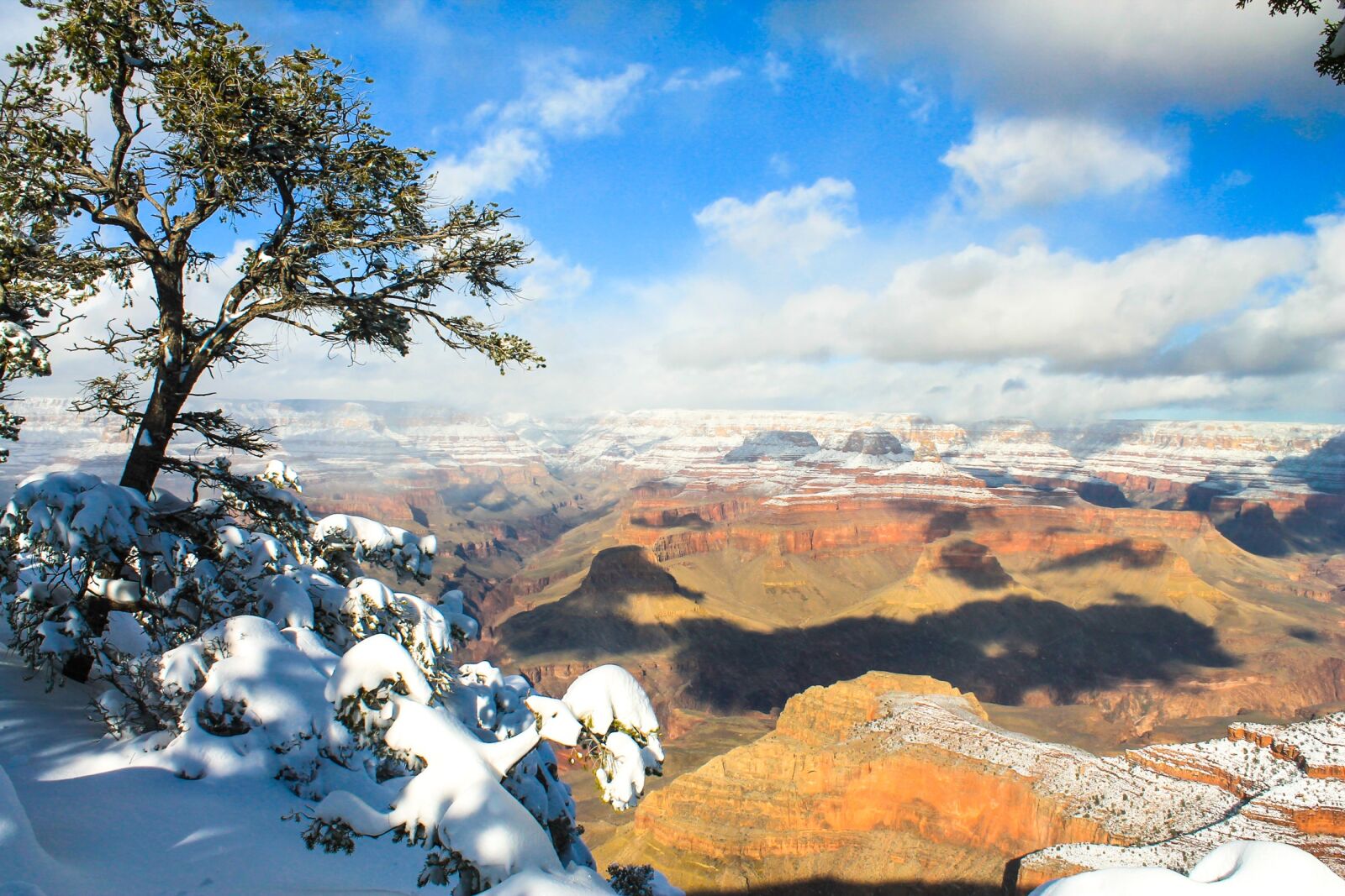 Canon EOS 1100D (EOS Rebel T3 / EOS Kiss X50) sample photo. Grand canyon winter, girl photography