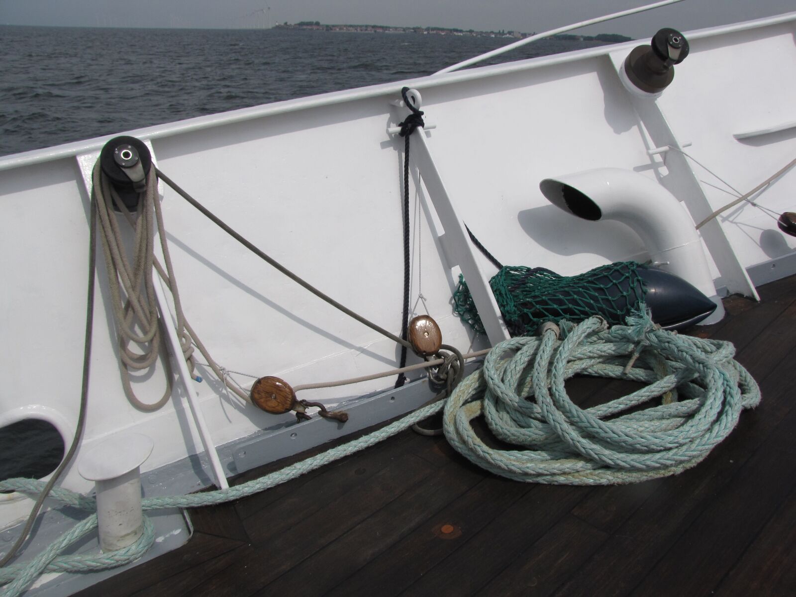 Canon PowerShot SX10 IS sample photo. Sailing boat, offing, ijsselmeer photography