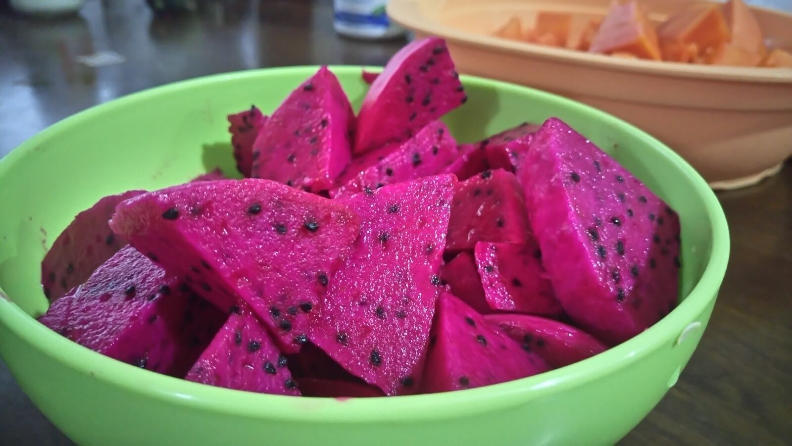 Sony Xperia M5 Dual sample photo. Dragon fruit, pink, malaysia photography