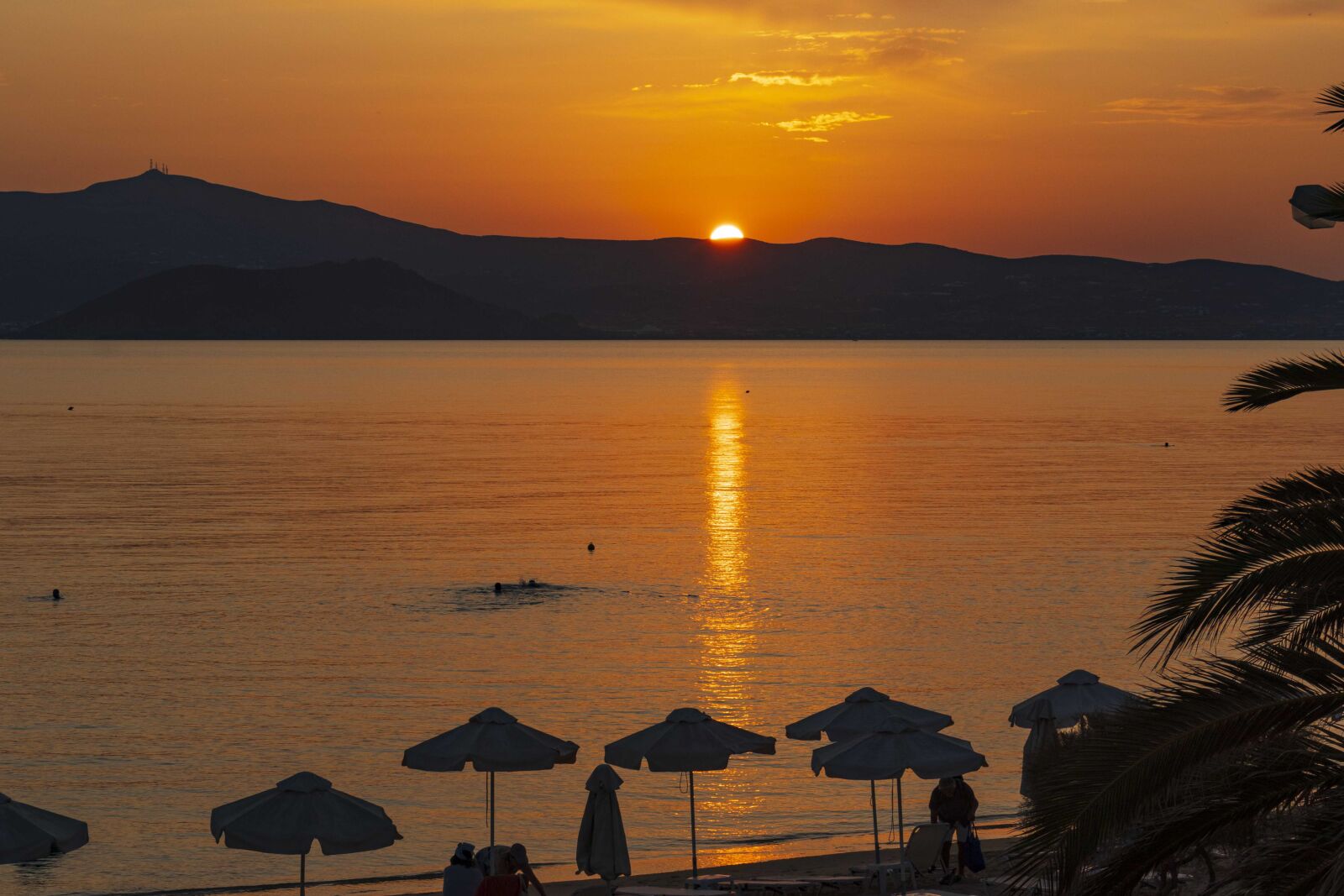 Canon EF-S 18-55mm F4-5.6 IS STM sample photo. Naxos, island, sunset photography