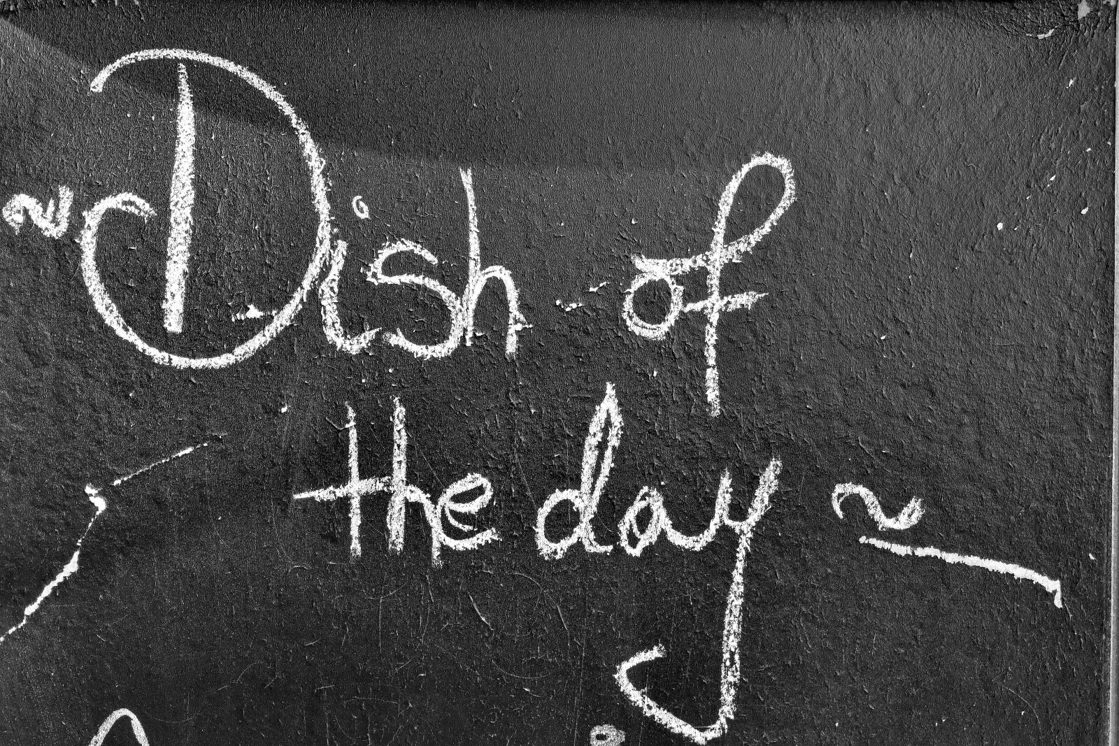 Nikon D5500 sample photo. Blackboard, chalk, writing, display photography