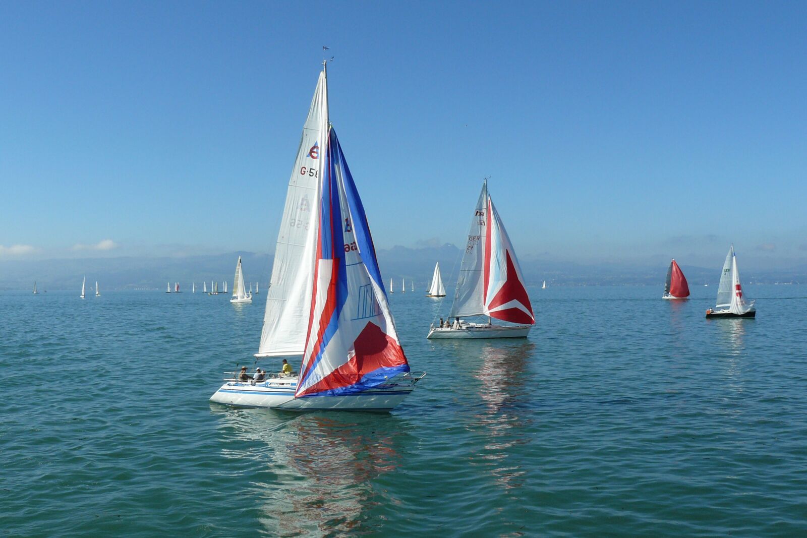 Panasonic DMC-FZ8 sample photo. Lake constance, sailing boats photography