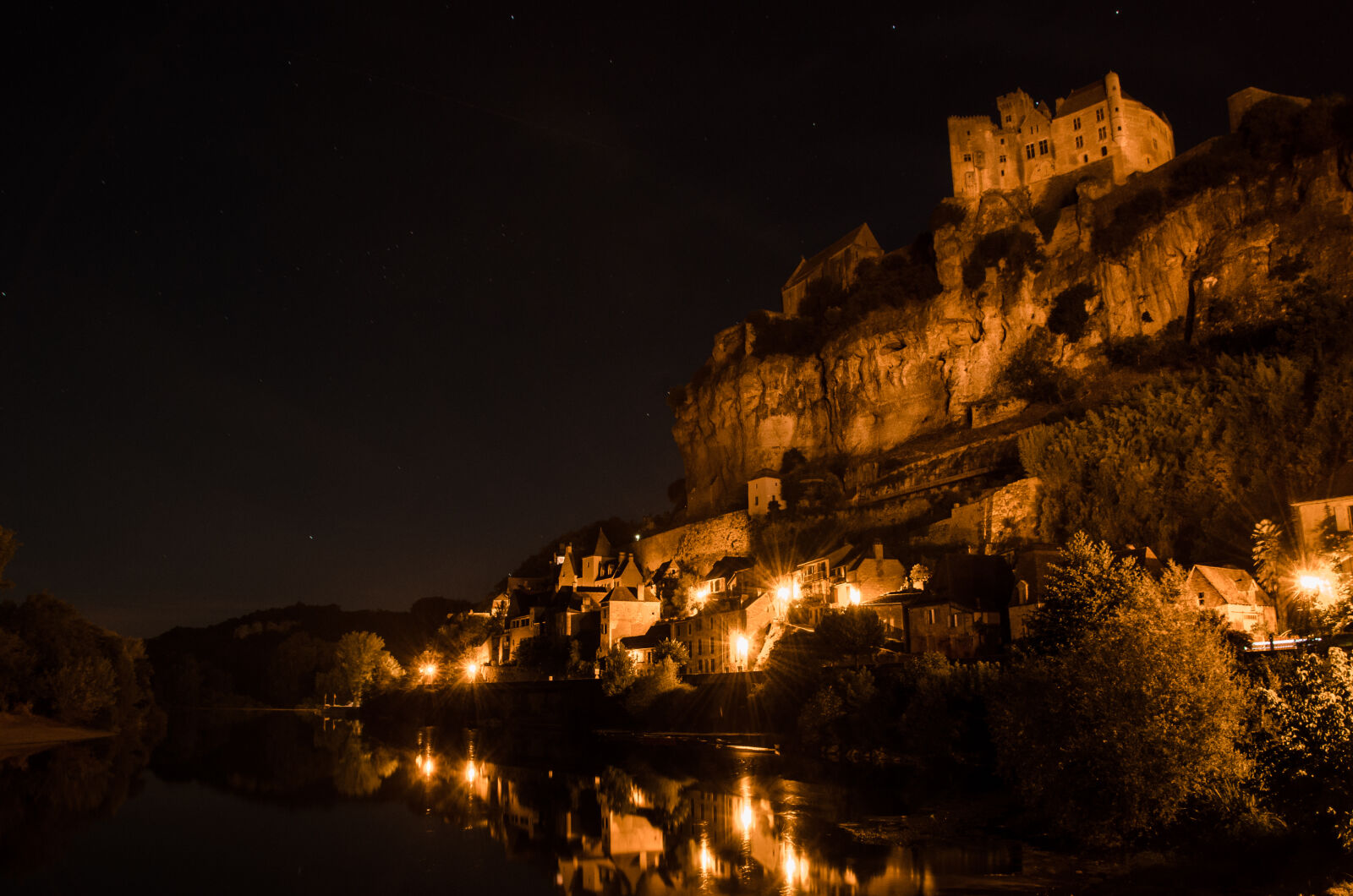 Nikon D7000 sample photo. France, holidays, houses, night photography