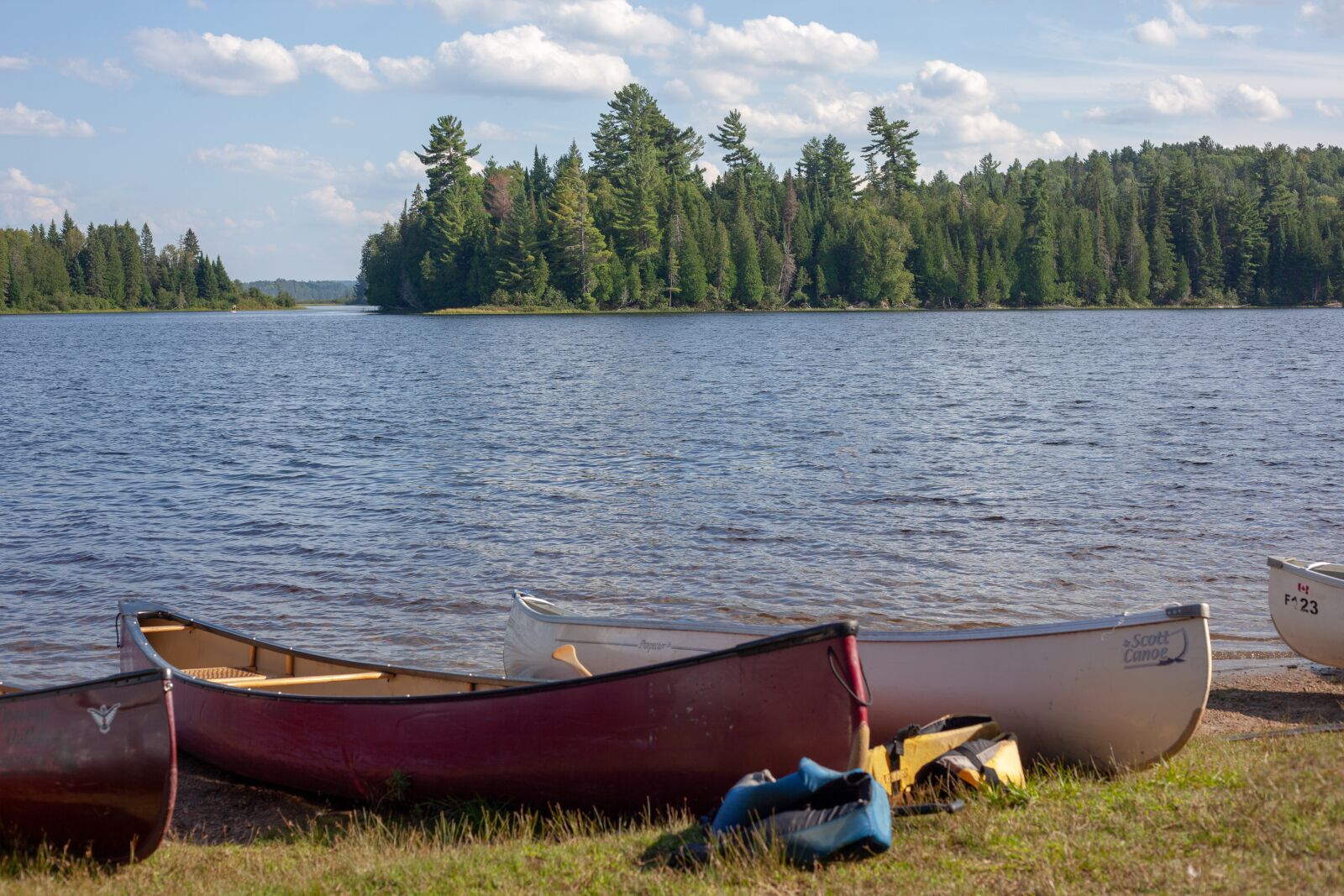 Canon EOS 5D Mark II sample photo. Canada, canoeing, nature photography