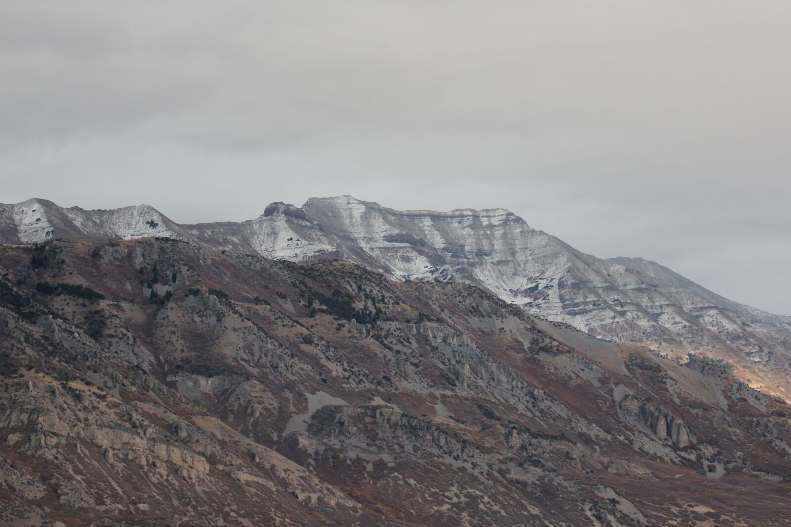 Canon EF 100-400mm F4.5-5.6L IS USM sample photo. Mount timpanogos, mountain, timpanogos photography