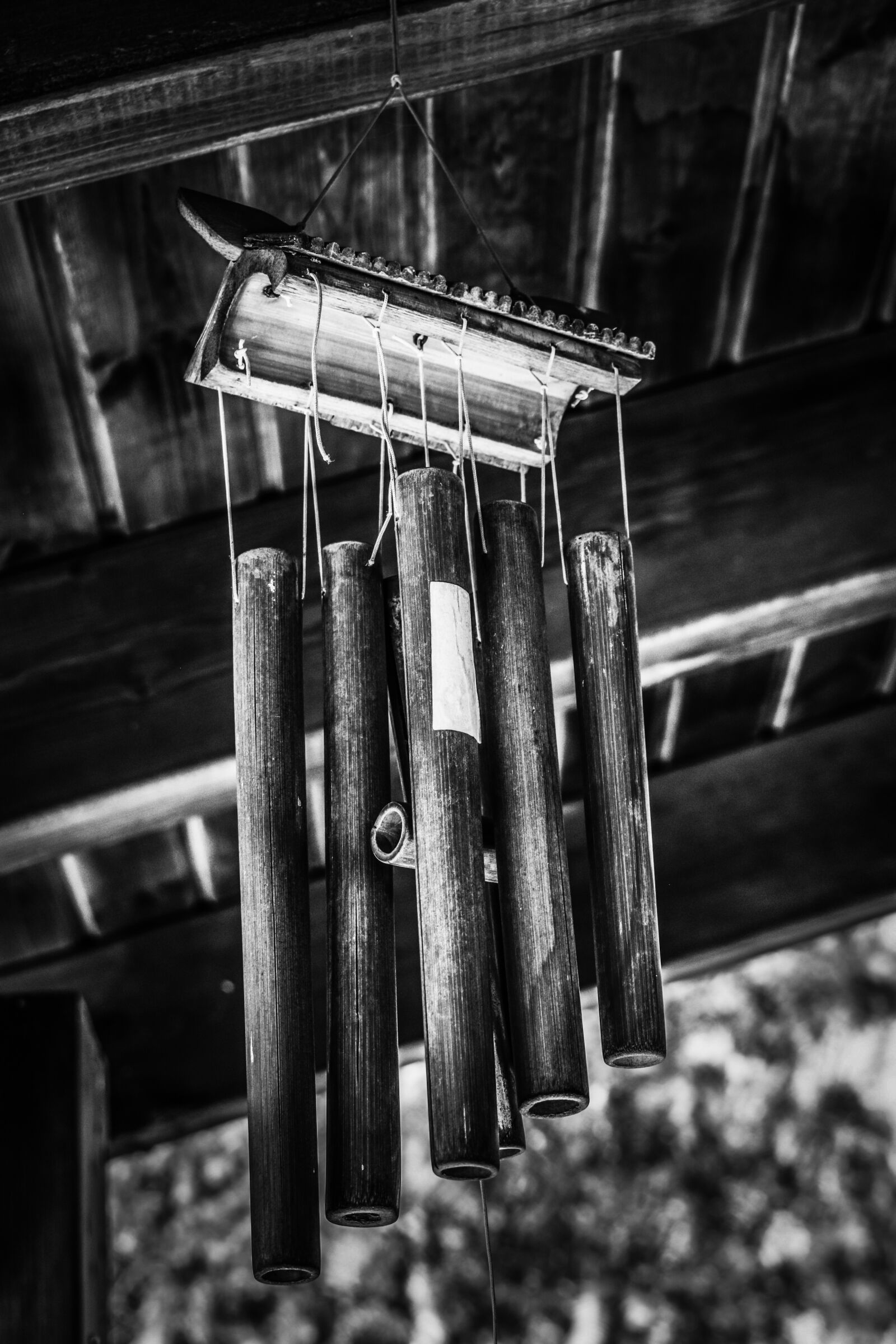 Nikon D3300 sample photo. Windspiel, bamboo, feng shui photography