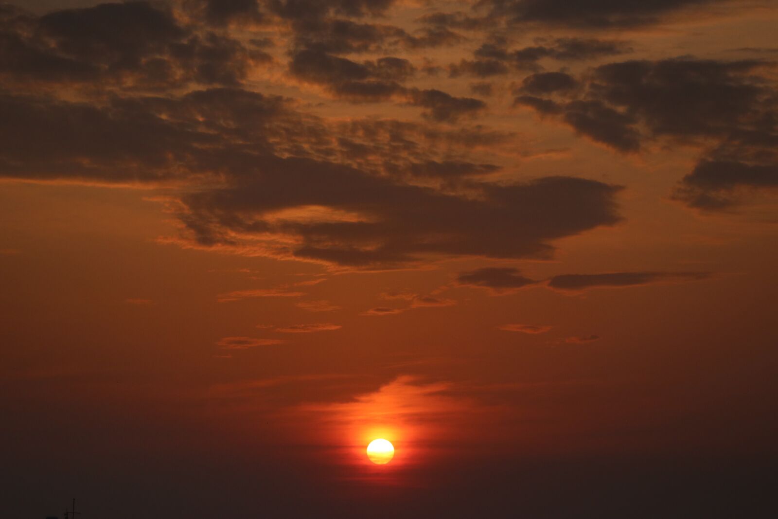 Canon EF 80-200mm f/4.5-5.6 USM sample photo. Sky, sun, sunset photography