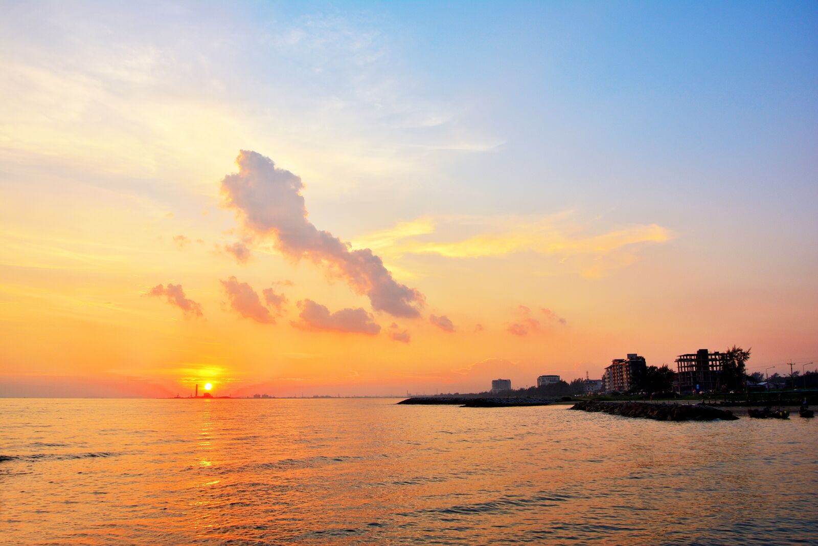 Nikon D5200 sample photo. Sea, nature, sunset photography