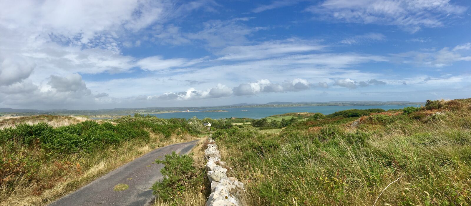 Apple iPhone 6s sample photo. Country road, rural, seaview photography
