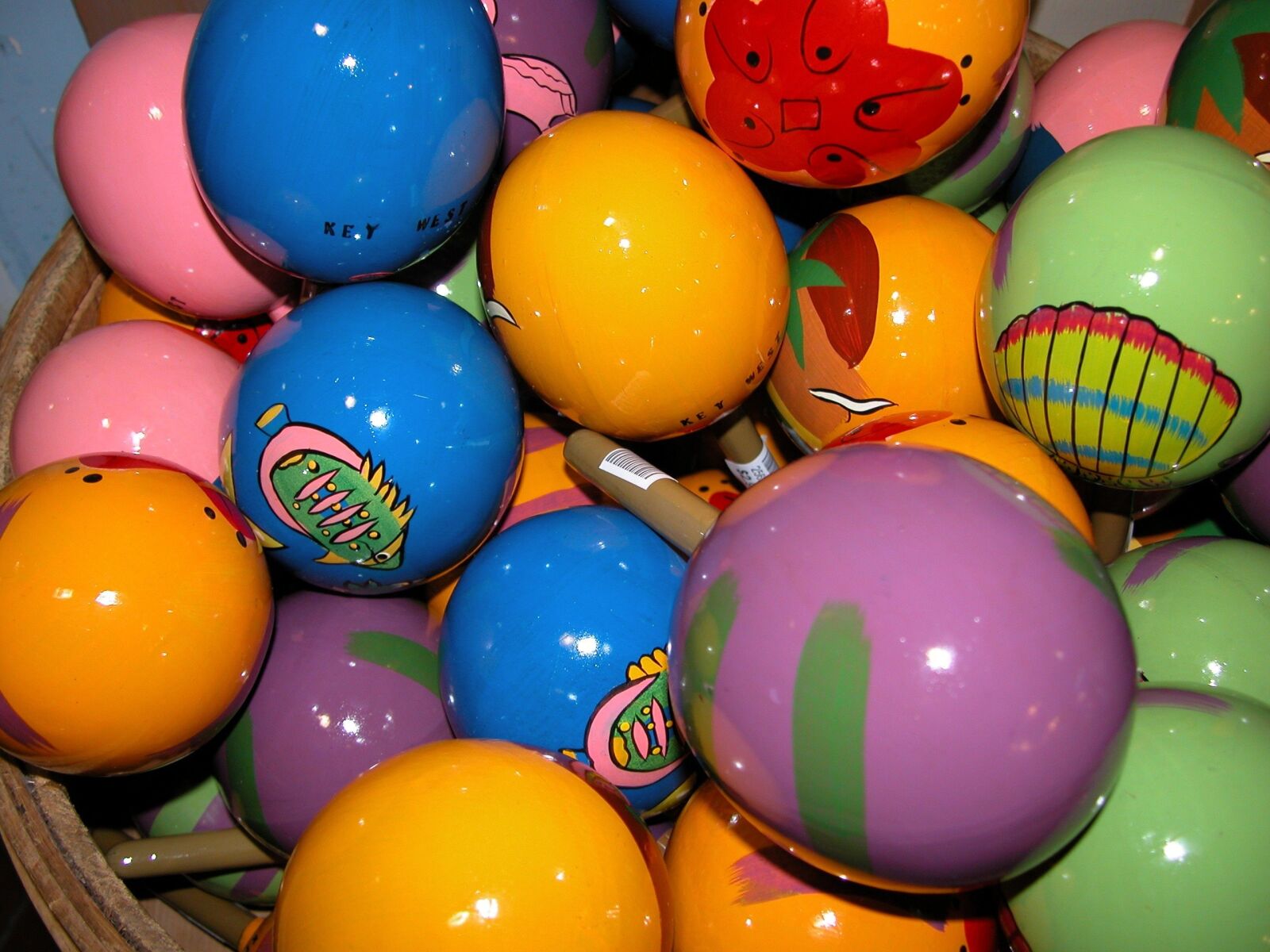 Nikon E5700 sample photo. Colorful maracas, music, musical photography