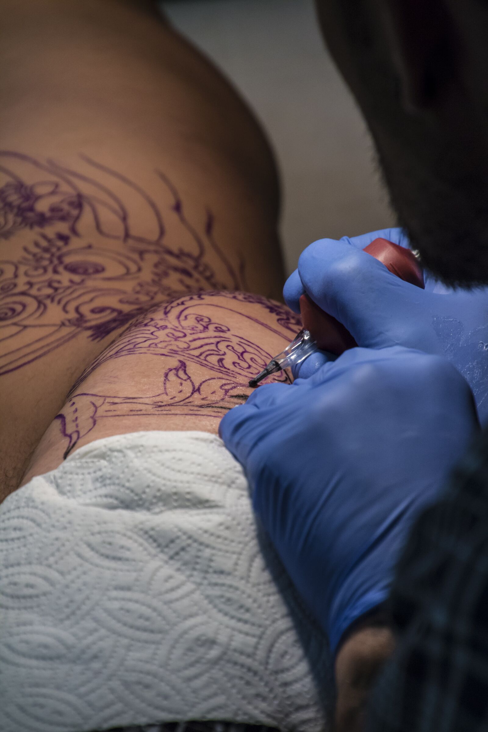 Canon EOS 70D sample photo. Tattoo, tattoo artist, body photography