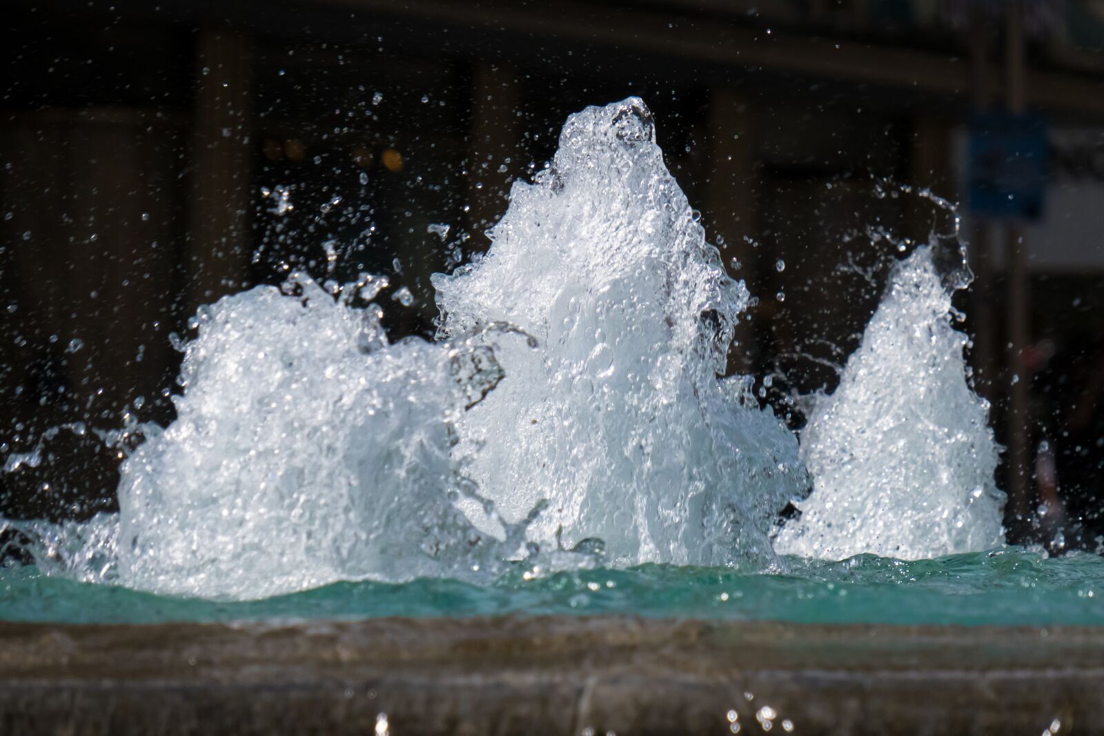 Canon PowerShot G3 X sample photo. Fountain, bubble, inject photography
