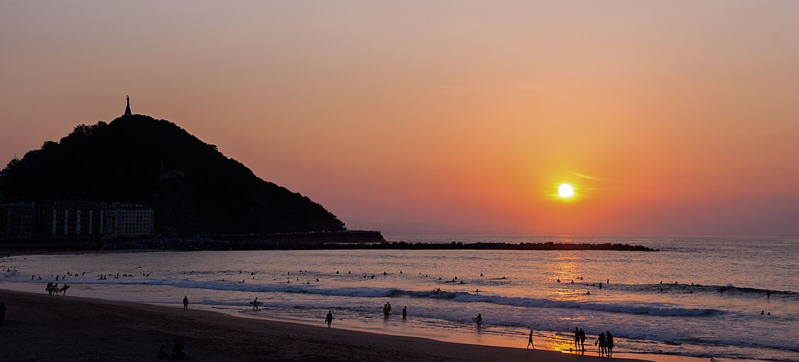 Nikon D700 sample photo. Sunset, beach, sun photography