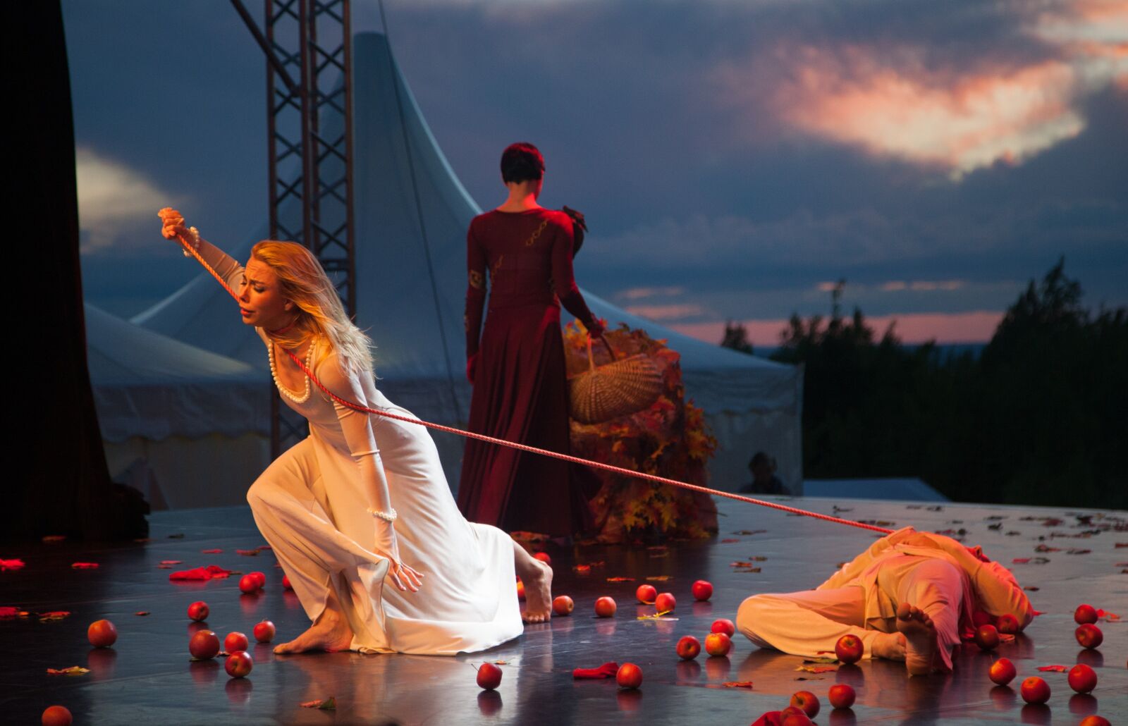 Canon EOS 5D Mark II sample photo. Ballet at sunset, sunset photography