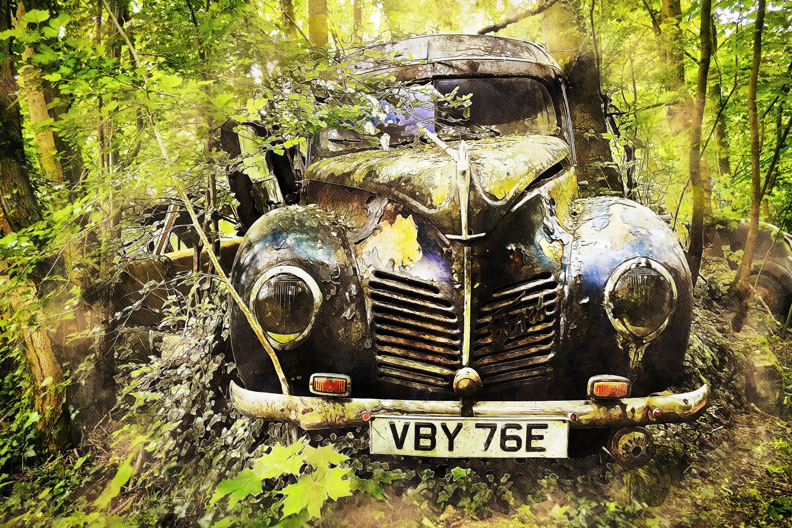 Olympus OM-D E-M10 sample photo. Auto, car cemetery, old photography