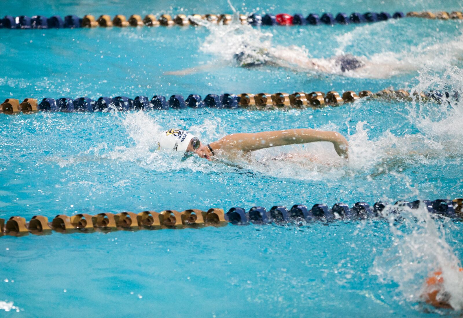 Canon EF 70-200mm F2.8L IS USM sample photo. Swimming, athlete, pool photography