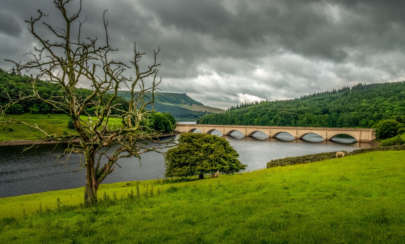 Fujifilm X-T2 sample photo. Ladybower reservoir, peak district photography