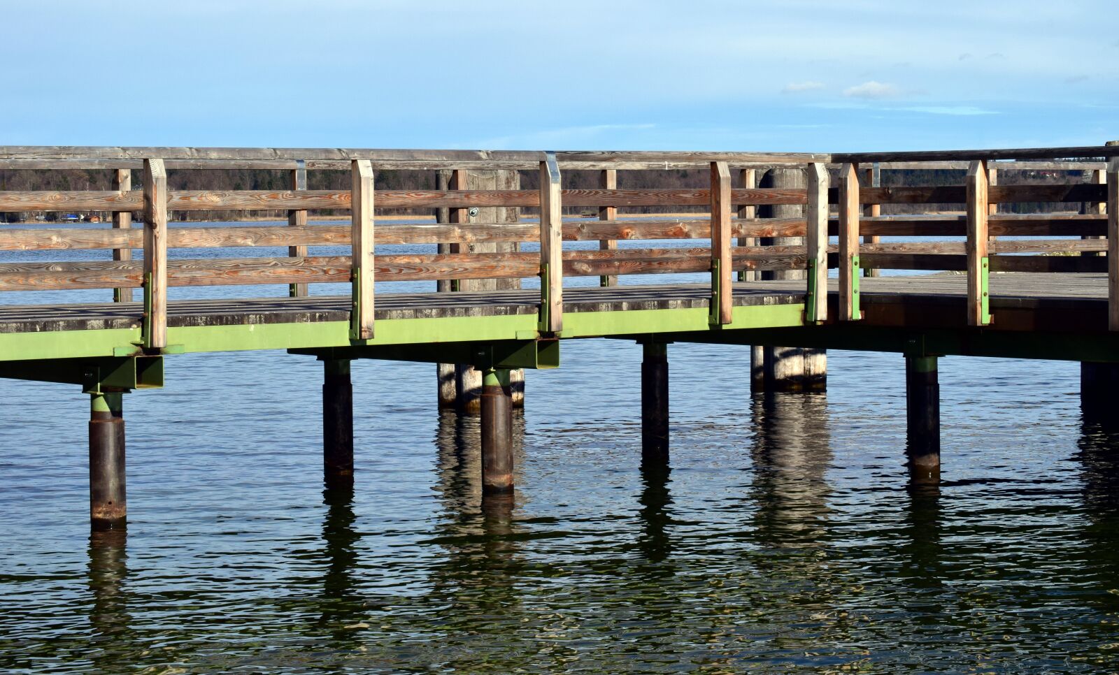 Nikon D3300 sample photo. Waters, pier, reflection photography