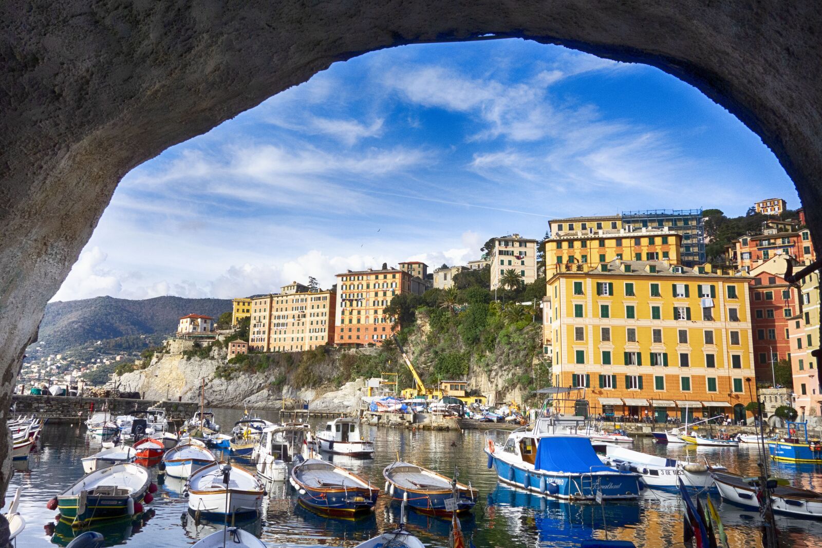 Sony Cyber-shot DSC-RX100 sample photo. Camogli, liguria, architecture photography
