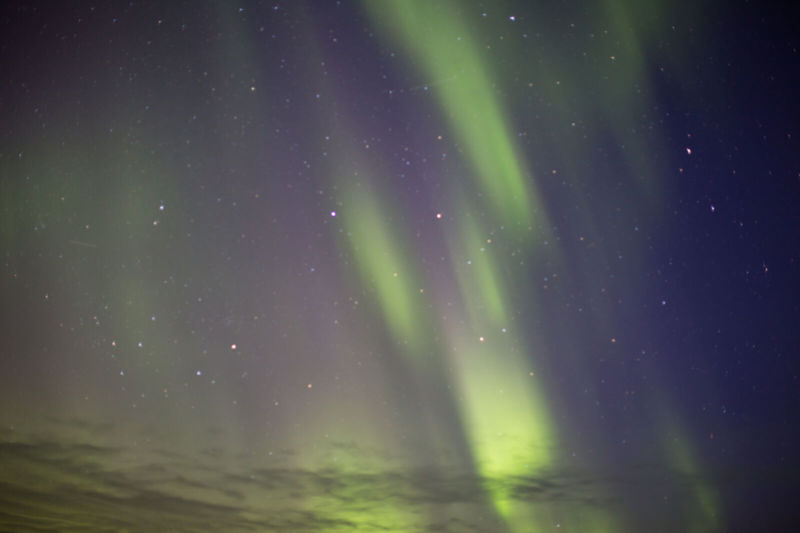 Canon EF 50mm F1.2L USM sample photo. Green, iceland, night, northern photography