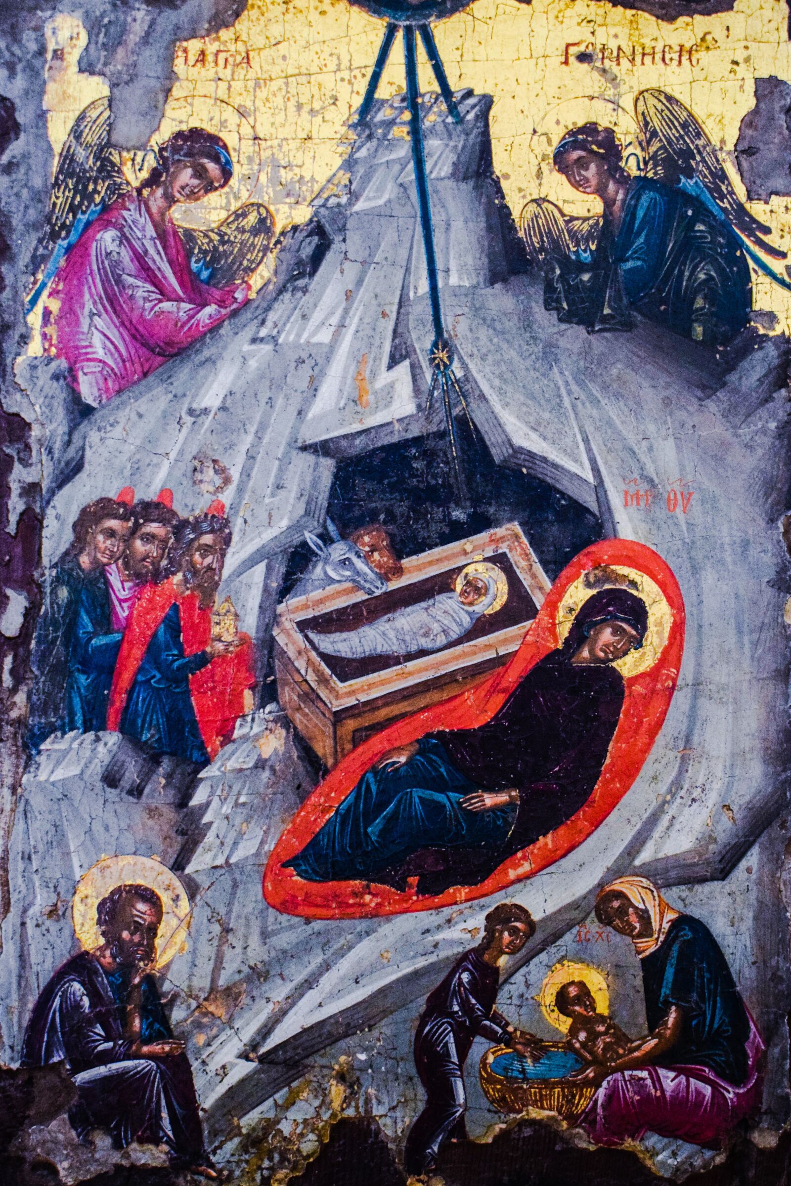 Nikon D3300 sample photo. Nativity of christ, icon photography