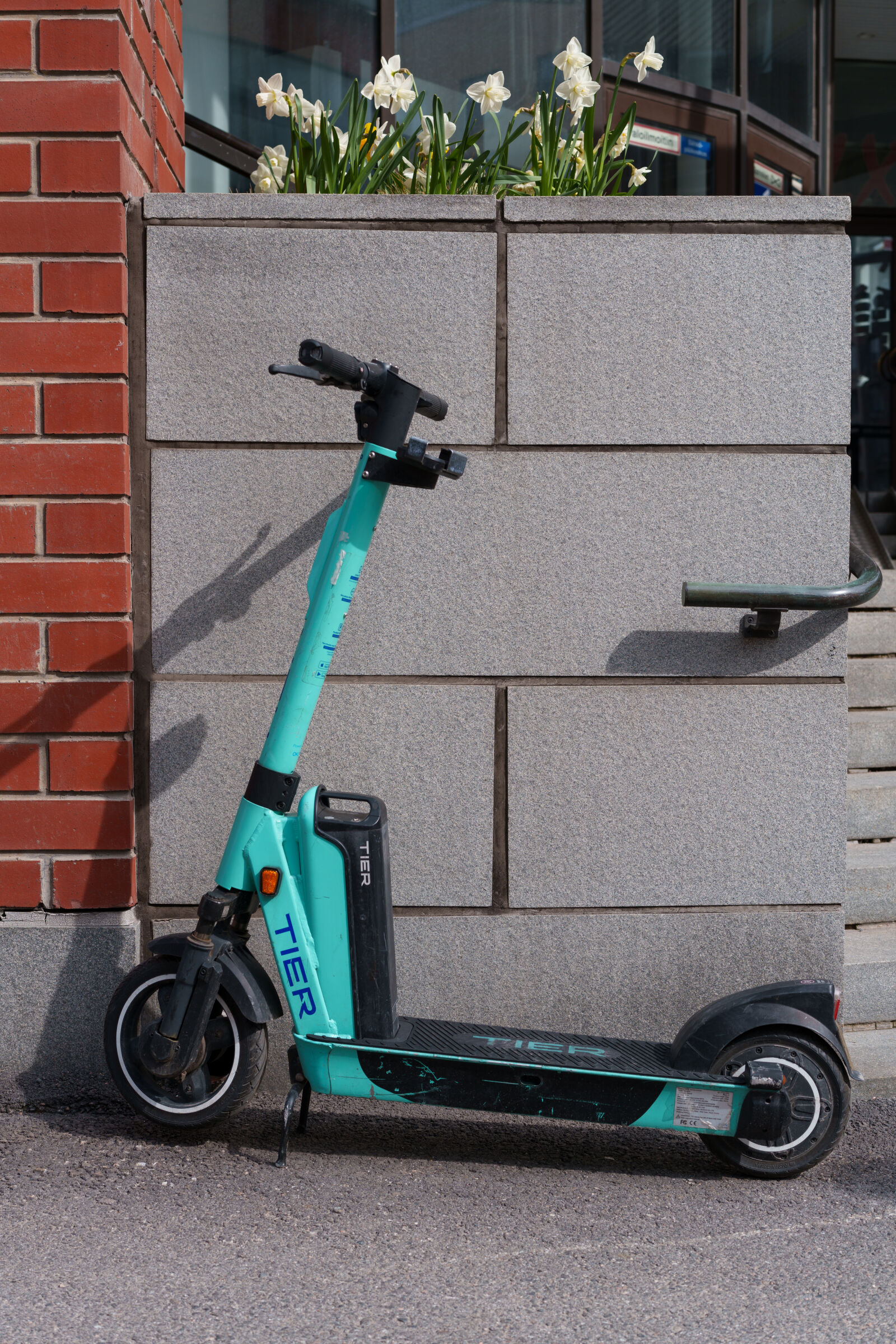Sony a7R V sample photo. Scooter parking photography