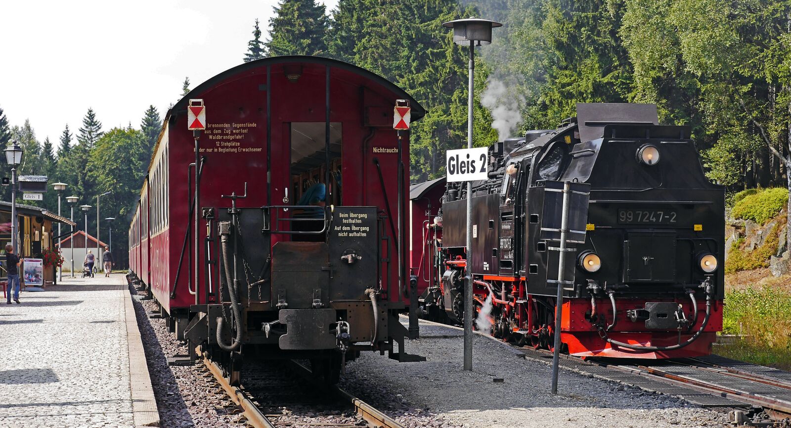 Panasonic Lumix DMC-GH3 sample photo. Brocken railway, railway station photography