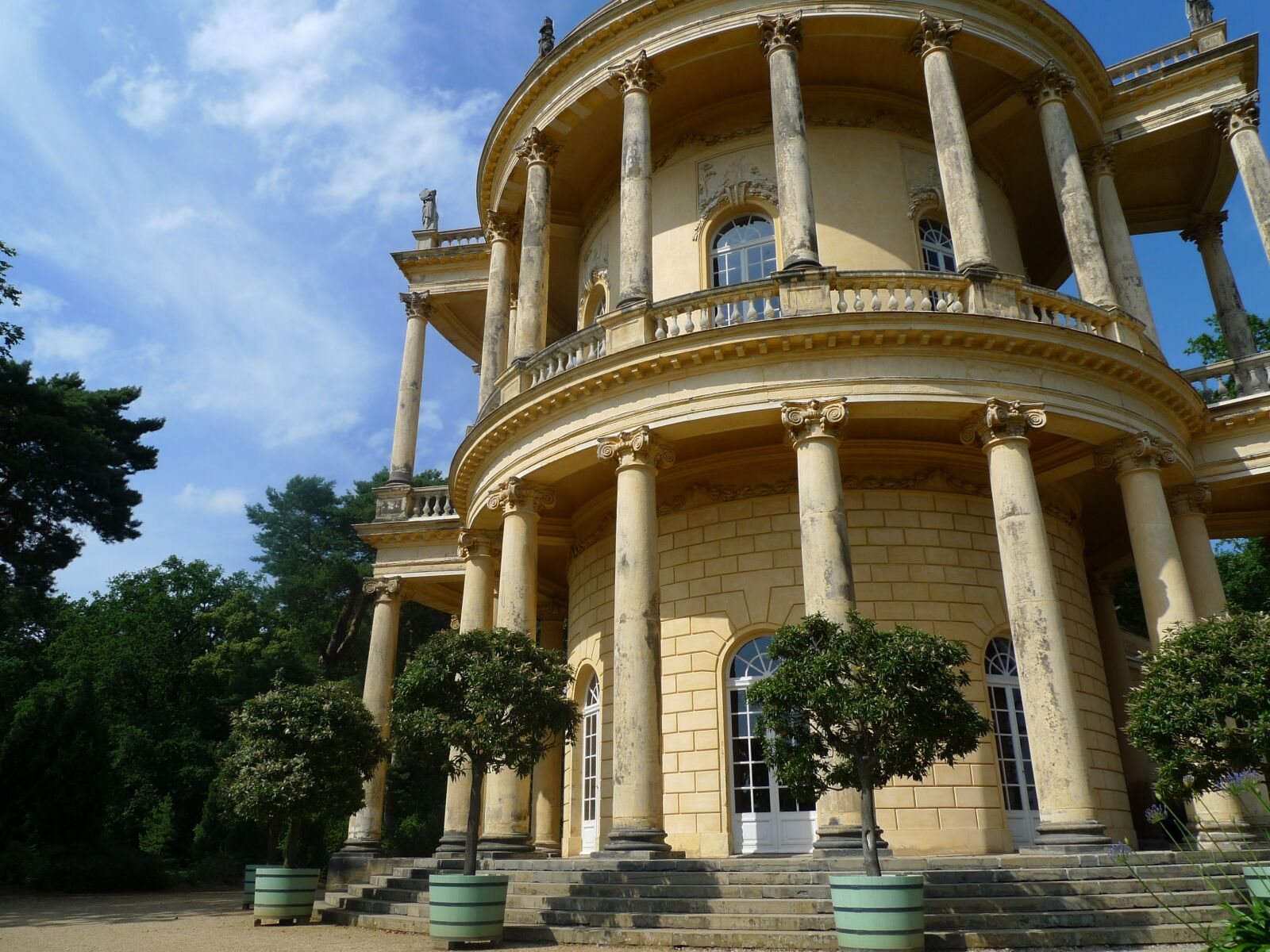 Panasonic Lumix DMC-LX3 sample photo. Sanssouci, potsdam, belvedere photography