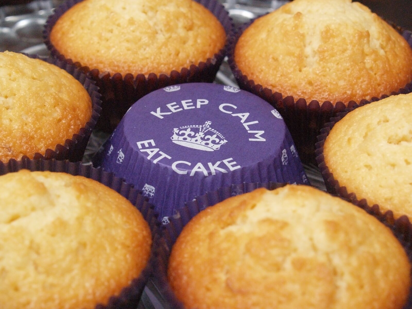 Olympus E-300 (EVOLT E-300) sample photo. Keep calm eat cake photography