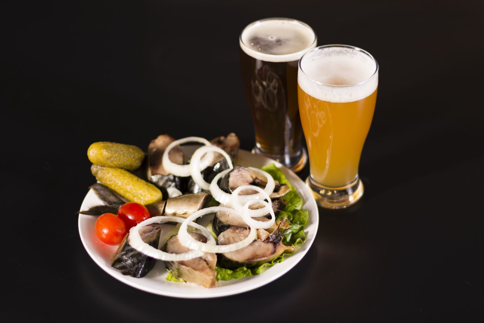 Nikon D7200 sample photo. Beer, fast food, fish photography