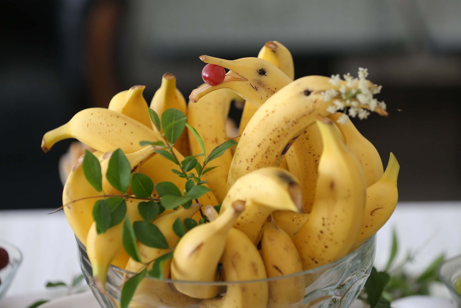 Canon EOS 6D sample photo. Decoration, bowl, banana, dolphin photography