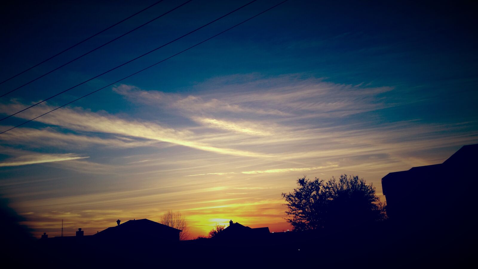 Samsung Galaxy S5 sample photo. Sunset, clouds, skies photography