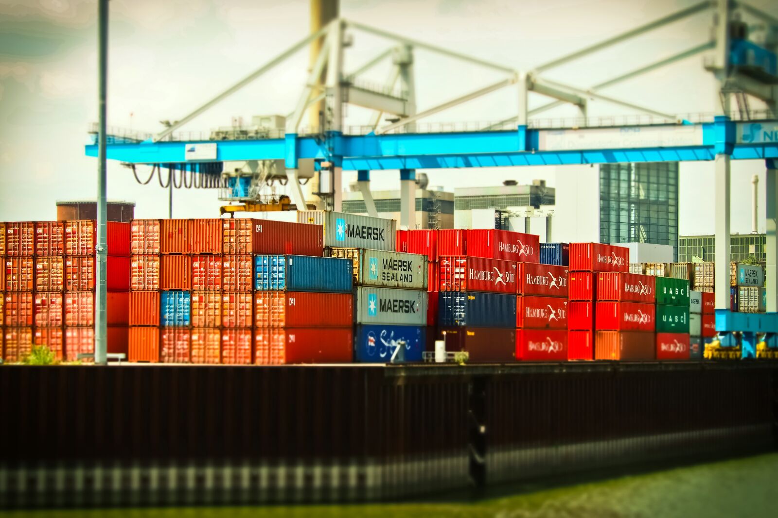 Olympus OM-D E-M10 sample photo. Port, inland port, rhine photography