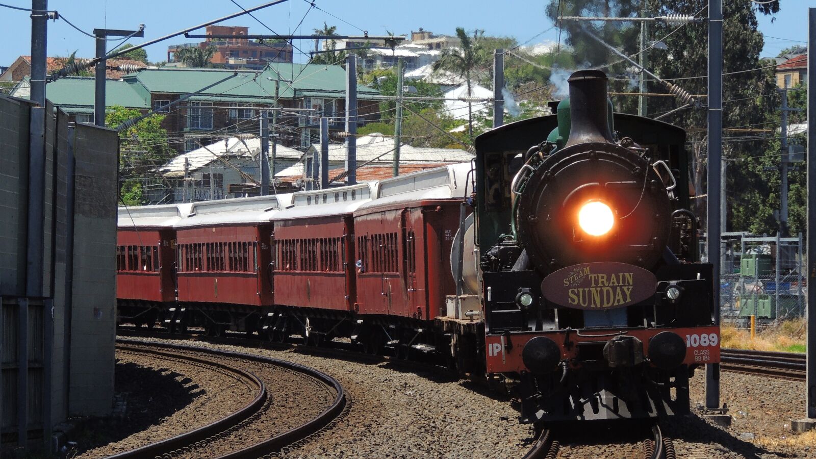 Nikon Coolpix P510 sample photo. Brisbane, train, steam photography